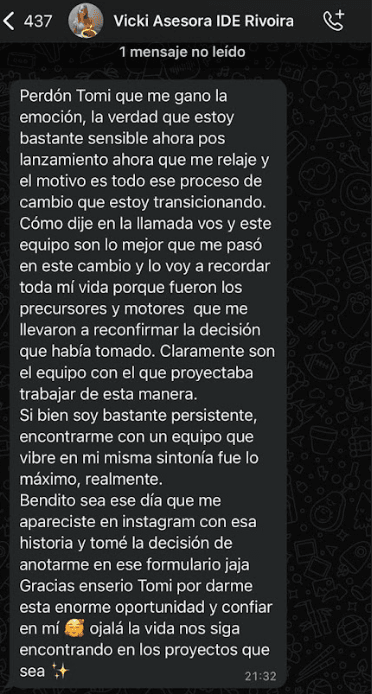 Testimonio de alumno 3
